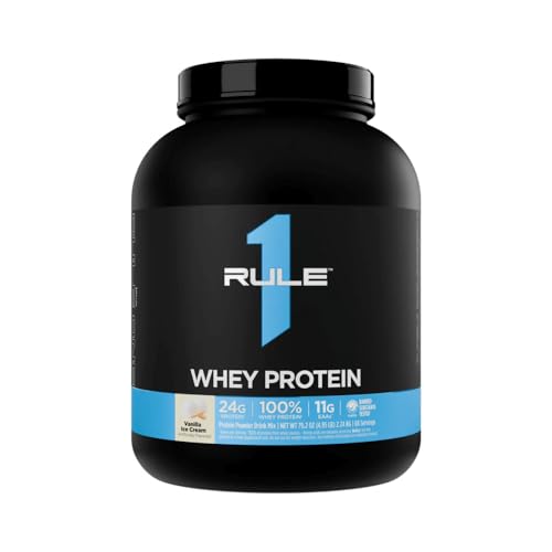 Image of Rule 1 R1 Whey Blend - 5.2 lbs (Vanilla Ice Cream)