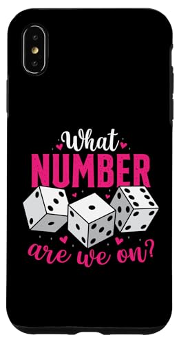 What Number Are We On Funny Bunco Game Night Babe Dice ���f�B�[�X �X�}�z�P�[�X iPhone XS Max �p