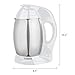 Tribest Soyabella SB-130 Deluxe Automatic Nut Milk Maker & Soy Milk Maker Machine, White/Stainless Steel