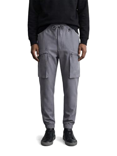 Image of The Indian Garage Co Men Relaxed Fit Mid-Rise Stretchable Cargos