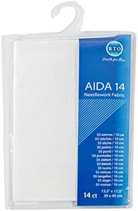 Mouldmaster Aida 14 Count White, 39cm x 45cm