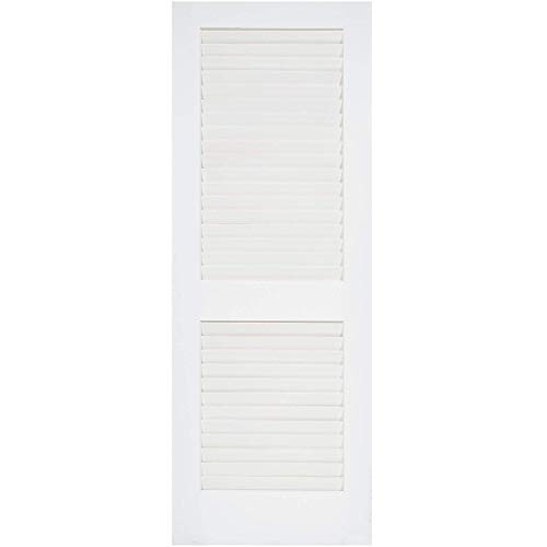 Louver-Louver Plantation Interior Door Slab Kimberly Bay® White (80x18) - Thumbnail 4