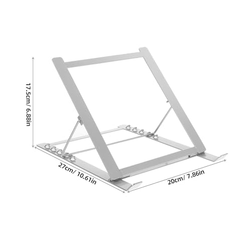 Atril de dibujo en acero al carbono con ajuste multiángulo color plata 3