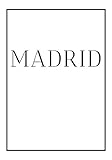 Madrid: A decorative book for coffee tables, end tables, bookshelves and interior design styling: Stack Spain city books to add decor to any room. ... home or as a modern home decoration gift.: 2