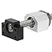 ZJchao 1204 Rolled Ball Screw Kit with Nut Holder Coupling BK BF End Support Industrial Supplies (1204-250)