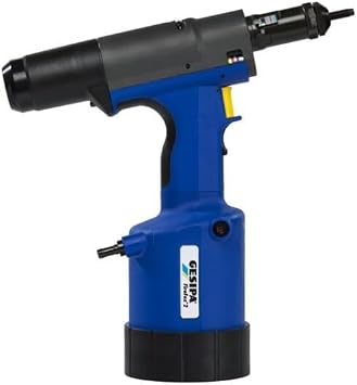 Gesipa 1458086Fire Fox 2 M6 Pneumatic-Hydraulic Blind Rivet Nut Tool, Blue/Black