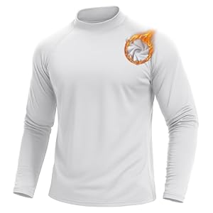 TACVASEN Mens Thermal Fleece Shirt Mock Turtle Neck Base Layer Long Sleeve Athletic Warm Undershirt Winter Running Tops