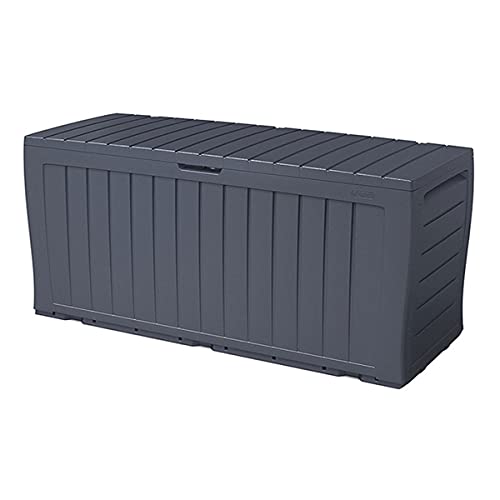 Coffre Keter Marvel Box Anthracite : étanche, verrouillable avec roulettes - 2