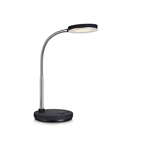 Markslöjd FLEX schwarze Tischleuchte Tischlampe aus Metall mit LED-Lichtquelle von 5W Energieklasse A + - eine einstellbare Lampe 14x40x14cm