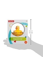 Fisher-Price WaterMates Entchenball, Lustige Ente in Kugel mit Konfetti, Baby Spielzeug, Spielball, Badewannenspielzeug, ab 3 Monate, 75676 – Ansicht 3