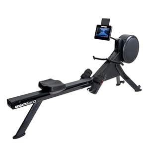 KETTLER Regatta 600 Rudergerät, Hybrid-Widerstand (Luft + Magnet), Touchscreen-Display, 24 Widerstandsstufen, 241x59x111 cm, Max. Benutzergewicht 150 kg