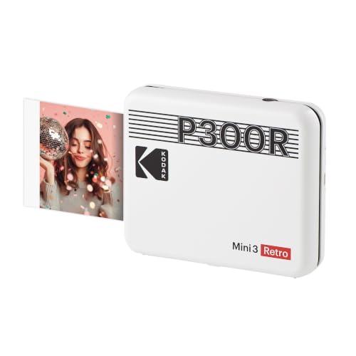 Amazon.co.jp: KODAK Mini 3 Retro スマホプリンター(7.6×7.6cm) 4PASS