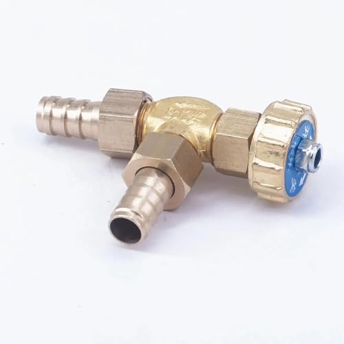 Válvula de aguja para manguera de gas de 10mm en codo, control para el hogar 4