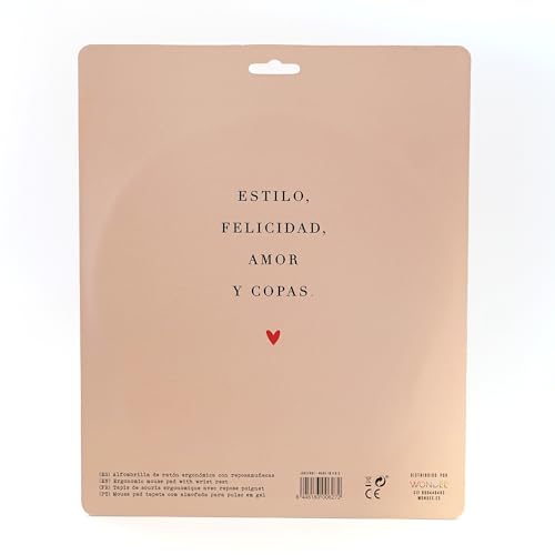 WONDEE Oportunidad Alfombrilla Ratón Ergonómica de Lucia Be con Estilo Vichy, Exclusividad para tu Escritorio, Alfombrilla Raton Reposamuñecas con Almohadilla Gel, Mousepad Originales para Mujer - imagen 6