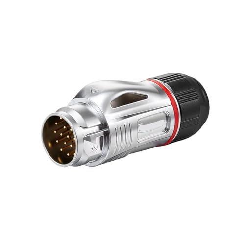 Conector industrial macho y hembra BD24 19 pines resistente al agua miniatura 1
