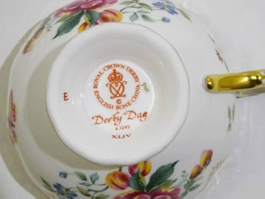 Royal Crown Derby Derby Days (Flower and Butterfly) Teacup