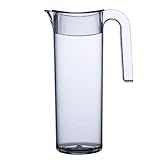 Passt in die Kühlschranktür Mepal Wasserkaraffe Flow 1.5 L, Kunststoff, Klar, 179 x 10.8 x 29 cm