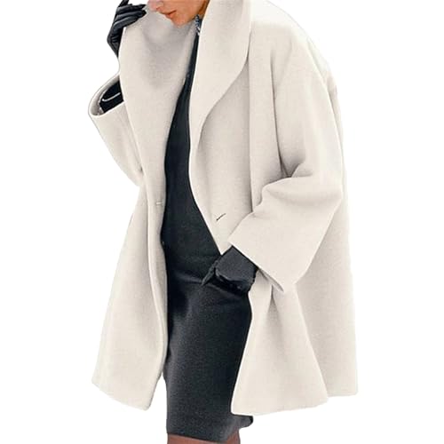 Manteau d'hiver décontracté chaud style trench pour sorties citadines