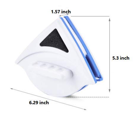 Ugyduky Magnetic Window Cleaner Double Side Glass Wiper Adjustable Magnetic Glider Washing Brush Tools Glass Washing Cleaning Tool Brush 18-30Mm Thickness Suit Glazed Windows With 3-8Mm Thickness #TOP1