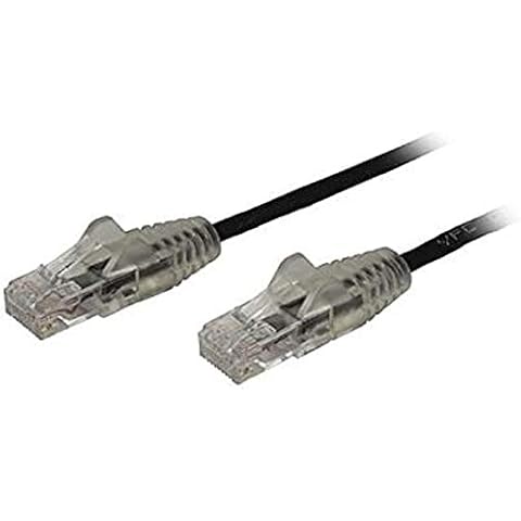 StarTech.com Cable de Red Ethernet Cat6 Delgado Sin Enganches - Negro Cover