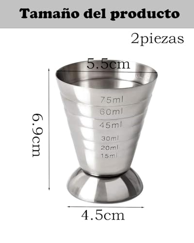 La mejor selección de Medidor de Onzas para Bar los más recomendados. 14 Imagen adicional