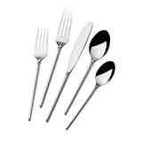 Towle Living Briggs Forged 20-Piece Flatware Set - Sleek Stainless Steel Modern Tableware with Slender Handles, Durable for Everyday Dining & Formal Occasions, Minimalist Tableware Gifts