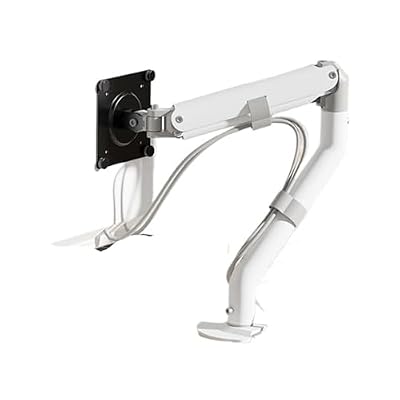 WYSJKJGH Liftable display screen robotic arm, 17 to 32 inch telescopic monitor bracket(Whitesinglearmm7)