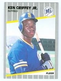 Ken Griffey Jr. Rookie Card 1989 Fleer Baseball Card #548 Mariners - Mint Condition