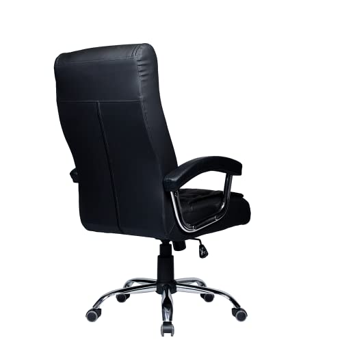 Cadeira de Escritório Presidente Munique Preta - Mola Ensacada - Original Conforsit