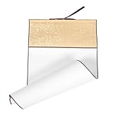 SUPVOX Leere Kalligrafie Rolle 32x70cm aus Reispapier und Seide für Chinesische Malerei Pinselschrift und Tuschekunst Vielseitiges Kalligrafiepapier mit Aufbewahrungsbox für Anfänger