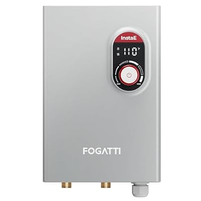 Tankless Water Heater Electric, FOGATTI 11kW 240V, On Demand Instant Hot Water Heater, 1-2 Point of Use Hot Water for The Whole House Shower, ETL Certified