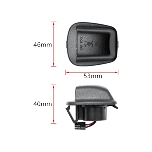 Luces LED para matrícula coche Raider 2006-2009 plafón bombilla 4