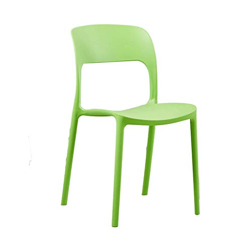 GWW Silla de Comedor Modern Simplicity Design Plástico apilable, Sillas sin Brazos para el hogar, Comedor, Cocina, Dormitorio, Sillas de salón - 1PCS
