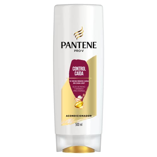 Cuidado Para El Cabello, Drugstore Pantene - Acondicionador Control Caída, con Aceite Capilar de Ricino, 400 ml