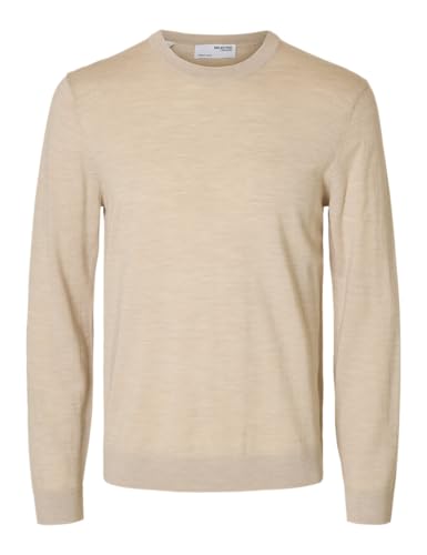 SELECTED HOMME Male Pullover 100% Merinowoll