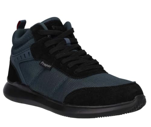 Image of Propet Mens Viator Hi Lace Up Sneakers Shoes Casual - Black