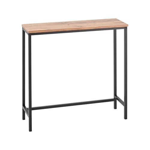 MyosHome - Mueble Entrada Recibidor Industrial, Ideal para Recibidores de Entrada, Mueble Recibidor Entrada con diseño Moderno, Color Atlantic Pine, 80 x 25 x 80 cm. Neo
