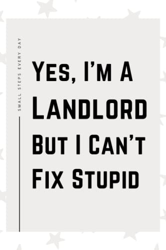 Landlord Gifts: Blank Lined Journal Notebook, an Appreciation Thank You and Funny Gift for...