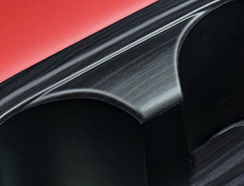 Cubierta Portavasos Trasero ABS Estilo Grano Madera 2022 Genesis GV70 miniatura 5