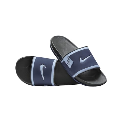Nike Offcourt (Tampa Bay Rays) Offcourt Slides (FN4458-400, Midnight Navy/Dark Smoke Grey/Valor Blue)