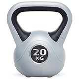 Urban Fitness Vinyl Kettlebell, Black, 20.0 kg