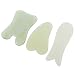 Beautyours Natural Jade Board GuaSha Gua Sha Traditional Scraping Scraper Massage Tools Set of 3 SPA Salon Acupuncture Skin Facial Care Treatment Therapy Trigger Point Treatment