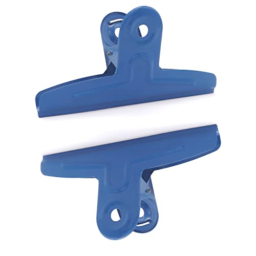 Extra Large Bull Clamp 8 Inch 2 Piece Bull Clamps Book Clamps Large Binder Clamp File Holder Clamps for Bags Paper Binders Posters Cover