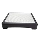 Mind Reader Anchor Collection, Indoor/Outdoor Platform Booster Step, Black and White