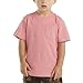 Carhartt Kids' Short Sleeve Pocket T-Shirt Tee Shirt, Bright Pink Lemonade, 3T