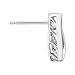 Brown Moving Diamond Fashion Earrings in 10K White Gold (1/3 cttw)