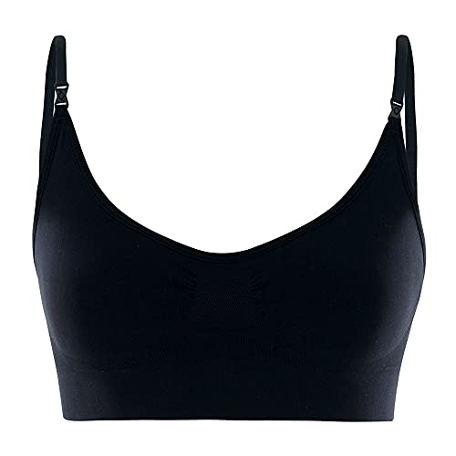 Top Alca Micr Com Bojo Sem Costura, She, Preto, P