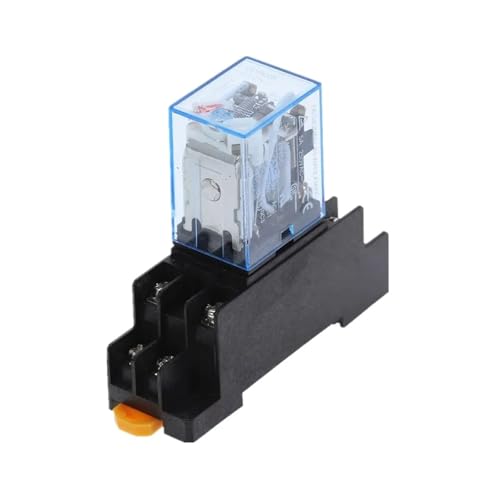 Relé MY2N-J DPDT 12V DC interruptor electromagnético de 8 pines con base de enchufe 5