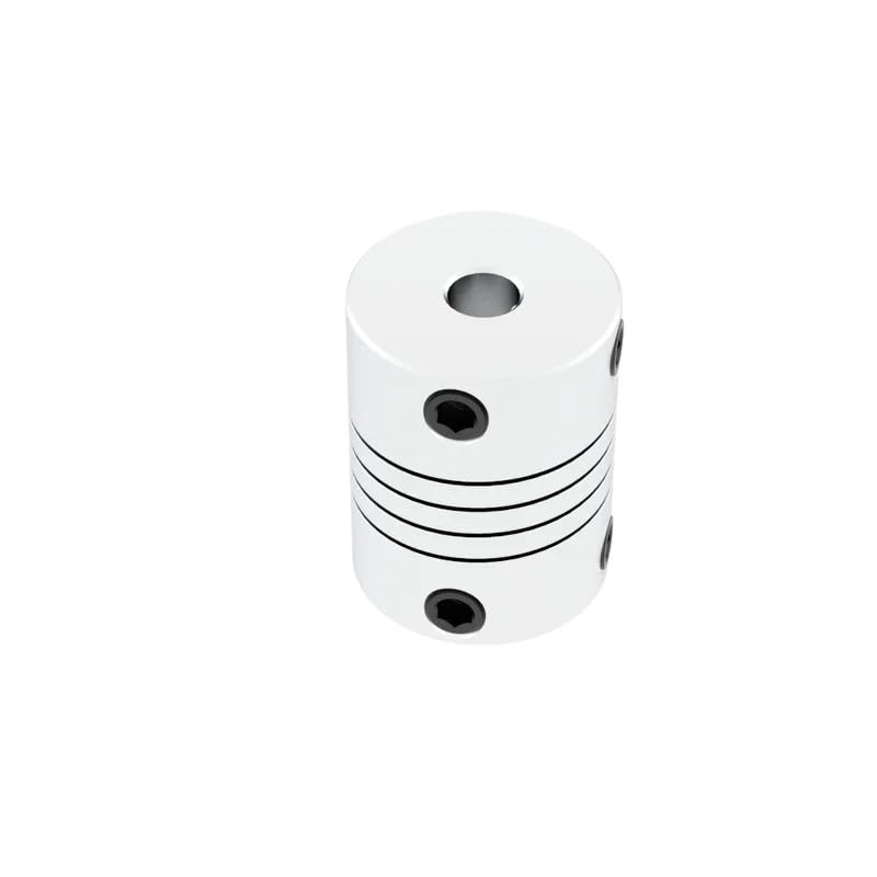 Aluminium Motor Jaw Shaft Coupler 5mm to 8mm Flexible Coupling OD 19x25mm 3/4/5/6/6.35/7/8/10mm(4x6.35)