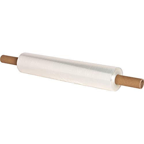Image of Stretch Wrap 20 inch x 1000 Feet, Clear, Extended Core Handle